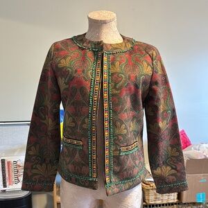 Elegant Paisley Women's Jacket